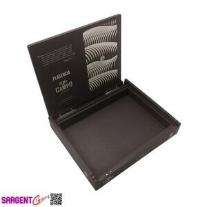 Plasencia Alma Del Campo Madrono Brown Empty Wooden Cigar Box 10x8x1.75